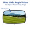 BETOOLL Golf Cart Wide Panoramic Rear View Mirror for Ez