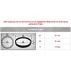 4x Centring Rings Diameter: Outer 60.1 mm + Inner 54.1