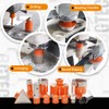 BGTEC Diamond Core Drill Bits-11PCS 5/8-11 Thread Tile Hole Saw