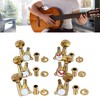 6Pcs Full Closed Guitar Tuning Key Accurate Fast Operation Stable