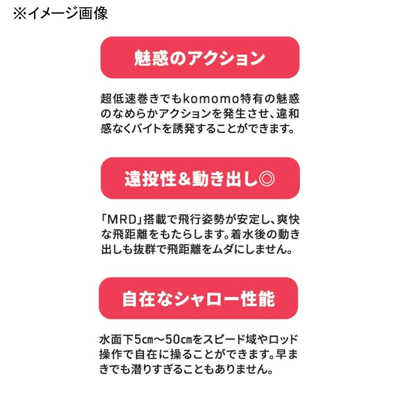 Ams Design (Ima) komomo SF-125 (Commo) #KM125-409 Red Head Pearl