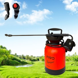 Battery Powered and Manual Sprayer (Dual Function) for Yard, Garden and Agriculture 0.8 Gallon