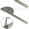 Detachable Rotary Protractor,0-180 Degree Stainless Steel Protractor Machinist Tool 10cm