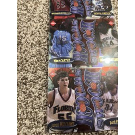 1998 Edge Swoosh Uncut Sheet W/ Vince Carter RC