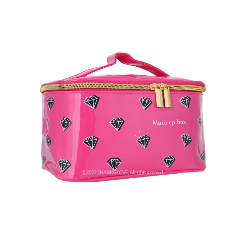 People & Co. Jewelry Makeup Box Cosmetic Pouch (Pink) /