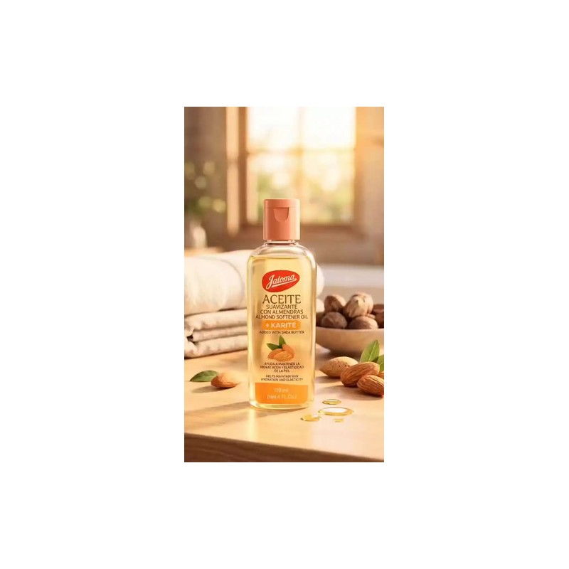 Jaloma Aceite Suavizante de Almendras para Piel y Cabello, 120