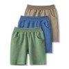 AMMENGBEI Little Boys Cotton Sport Jogger Shorts,Kids Summer Solid Active