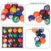 lvifloae 25mm Mini Billiard Ball Complete Set of 16 Balls