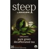 steep by Bigelow Organic Pure Green Tea, 20 Total Tea