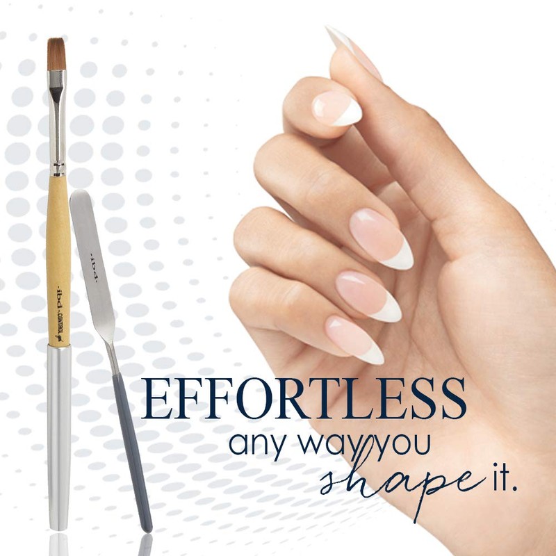 IBD Control Gel Brush and Metal Spatula Pack