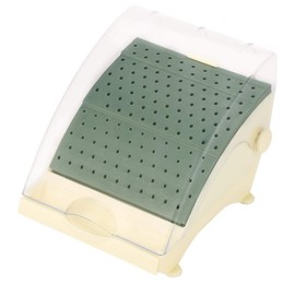 142 Holes Dental Bur Holder Disinfection Box, Bur Block Organizer with Cover,Dental Bur Block with Pull out DrawerHolder Case Bur Box for Lab, Dentist Tool