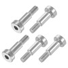 sourcing map 6Pcs 304 Stainless Steel Shoulder Bolt 5mm Shoulder