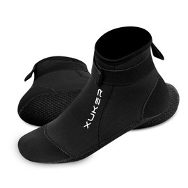 XUKER Water Socks Neoprene Socks, 3mm Glue Blind Stitch Sand Beach Volleyball Wetsuit Socks Water Booties for Diving