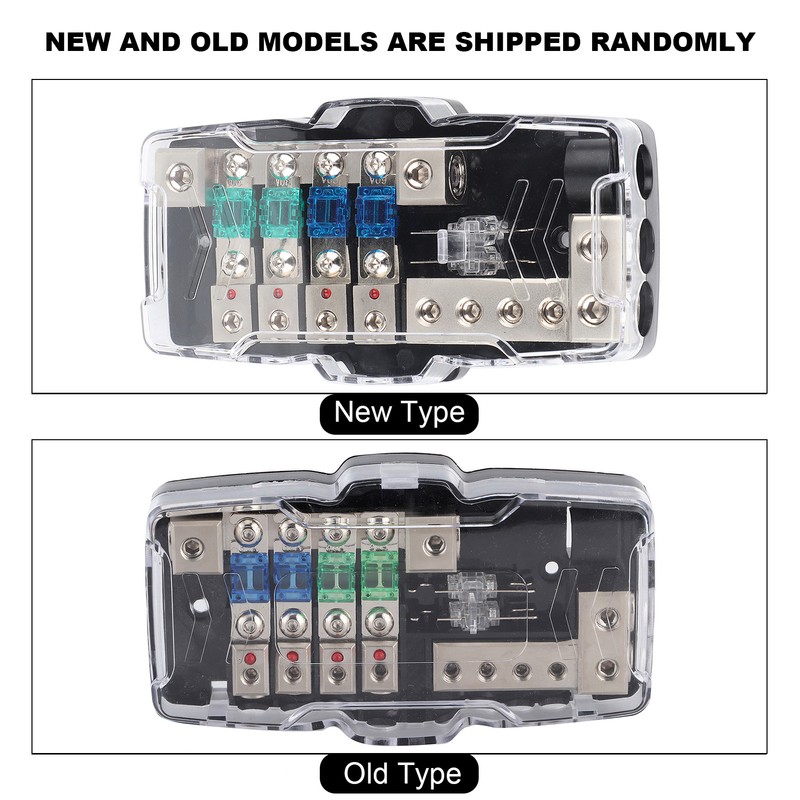 Fuse Box Car Audio Stereo MultiFunctional 4 Way Distribution Holder