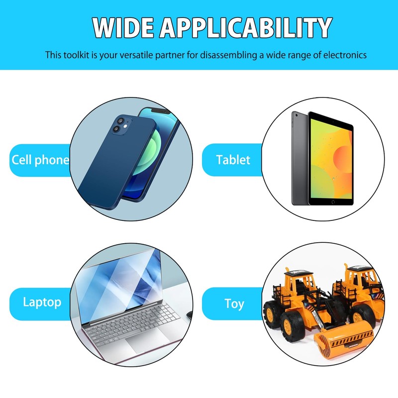 Haojiaho 22 Pieces Antistatic Spudger Mobile Cell Phone Repair Tools
