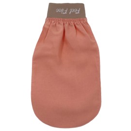 Turkish 100% Silk Exfoliating Glove/Mitt, Body Scrub Exfoliator Bath Glove, Fake Tan Remover Bath Mitt, Natural Glow for Women, Men, Shower, Hammam, Spa by Feel Fine