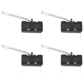 Create idea Pack of 4 0.5/6 A 125 V G606 2 Pin Microswitch for Condensate Pumps Compatible with Little Giant VCMA-20S Compatible with Neotech BTK-7 G606-200K12EKU