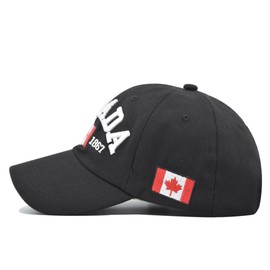 Canada Baseball Cap,Adjustable,Canada Day Hat Embroidered Maple Leaf Flag Hat for Men Women Kids