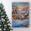 Renditions Gallery White II Gallery Wrapped Canvas Christmas Wall Art,
