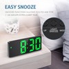 Ankilo Digital Alarm Clock, LED Clock, Table Clock with Temperature