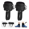 OHPHCALL Gym Ankle Straps Ankle Brace Cable Kickback Leg Strength