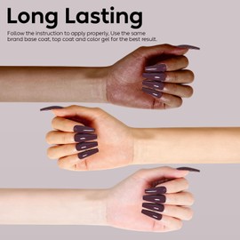 Nicedeco Hema Free Cruelty Free Vegan Gel Nail Polish, High Gloss Long Lasting Soak Off LED U V Gel Polish 1 Pcs 15ml - 337