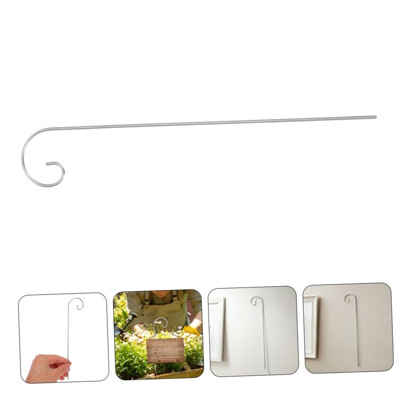 VINTORKY Elegant Shepherd Hooks 10 Pack Metal Garden Hanger Lantern