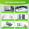 Aoder DTF Transfer Film A4 (8.3" x 11.7") 50 Sheets,