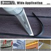 PAYA TOOLS 3" Tapered Oscillating Caulking Cutter, Multitool Scraper Blades