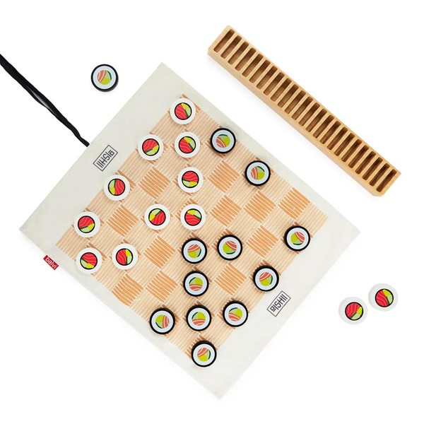 balvi Damakis Original Classic Lady Game in Sushi Design Wood