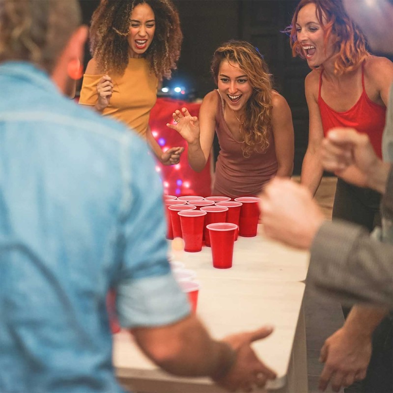 GOODS+GADGETS Party Cups; Reusable Beverage Cups Red Cups Drinking Cups