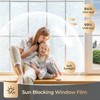 rabbitgoo Window Privacy Film, Frosted Glass Window Film Static Cling