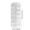 1 Box/12 Grid Nail Art Rhinestones, Perfect Nail Charms for