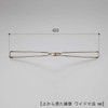 TAYA Men's Shirt Hanger TSW-2468BR-BN-42 W420mm Unrecessed Antique Gold/1 Piece