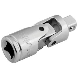 Draper 16792 1/4-Inch Square Drive Satin Chrome Universal Joint, Blue