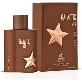 Maison Alhambra Galatic Men Intense Eau De Parfum Spray - 100Ml (3.4 oZ), Cozy Sweet & Smoky Blend with Rich Vanilla, Cacao & Resinous Warmth, Long-Lasting Fragrance for Men