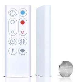 Snrigw Replacement Remote Control for Dyson AM09 Compatible with Tower Heater & Cooler Bladeless Fans(White, Model 966538-01)