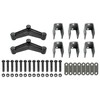 HECASA Trailer Leaf Spring Hanger Kit for Double Eye Springs