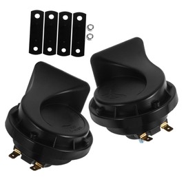 Mobestech Motorcycle Horns Loudest 12v Snail Horn for Car Bike Double Tone 410-510hz