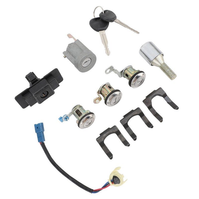 Car Full Lock Cylinder Key Set MR259111 Replacement for Mitsubishi
