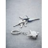 Philippi - FLYING WILLY - Luminous Keyring, silver