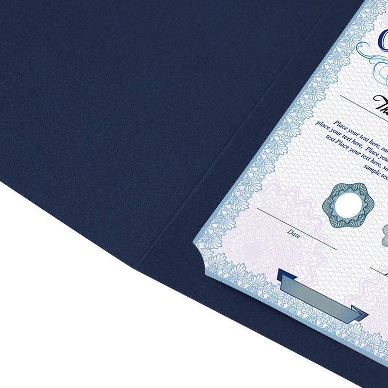 Pack of 5 Certificate Card Protective Cover Document Protector A4