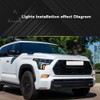 ECAHAYAKU DRL LED Daytime running Light Front Bumper Fog Lamp