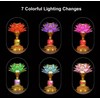 Omeet Colorful LED Lotus Buddhist Lamp, Gradient Buddha Light for