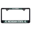 Elektroplate Michigan State Alumni Black License Plate Frame