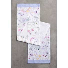 Maison d' Hermine Table Runner 100% Cotton 14.50 Inch x 108 Inch Tablerunner, Decorative Easter Table Runners for Dining, Buffet Parties & Camping, Summer Floral (Single Layer) - Spring/Summer