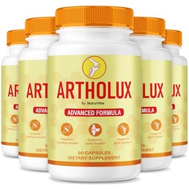 (5 Pack) Artholux Capsules – Natural Joint & Cartilage Support for Flexibility, Mobility & Comfort | Premium Blend for Everyday Active Movement | Gentle, Easy-to-Take Artho Lux Pills (300 Capsules)