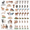 McEtt Goat Sticker Sheets - Cute Goat Animal Stickers for