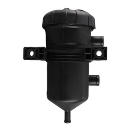 Aramox Universal Oil Catch Can, tanque de depósito de separador de aceite y aire + kit de filtro de ventilación de acero inoxidable para ventilación del cárter # 3931030955