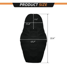 Aycsiyana Universal Dirt Bike Seat Cover 33x17 Inch, Non-Slip Gripper Waterproof Motorcycle Guts Seat Cover Fits for Yozma IN10 Dirt Pit Bike Motocross Off Road ebike Seat Cover